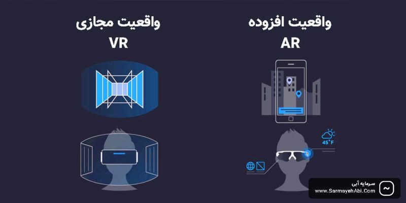 تفاوت واقعیت مجاری و واقعیت افزوده AR vs VR